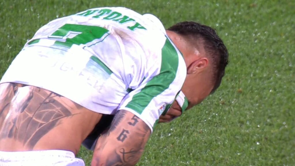 Las lágrimas de Antony.