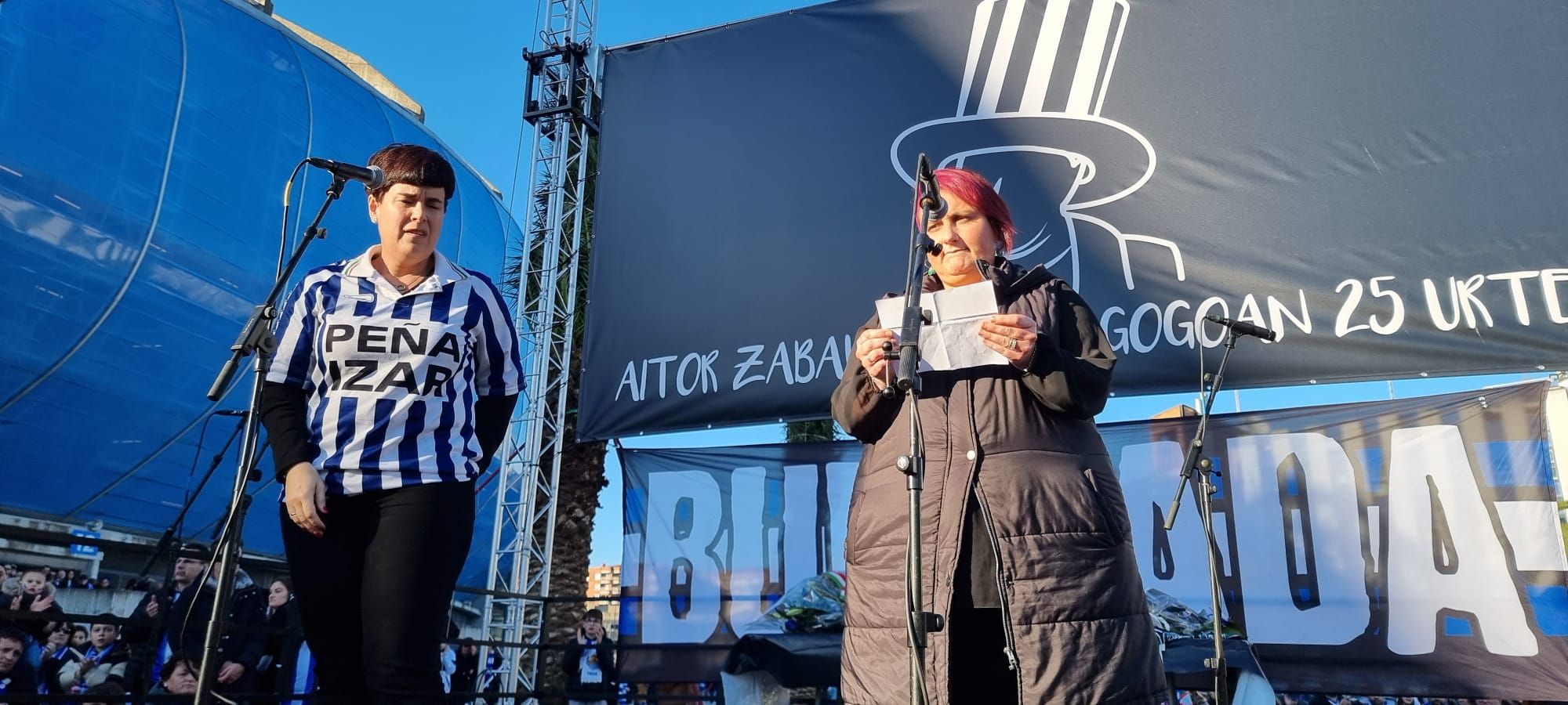  Representantes de la peña Izar.