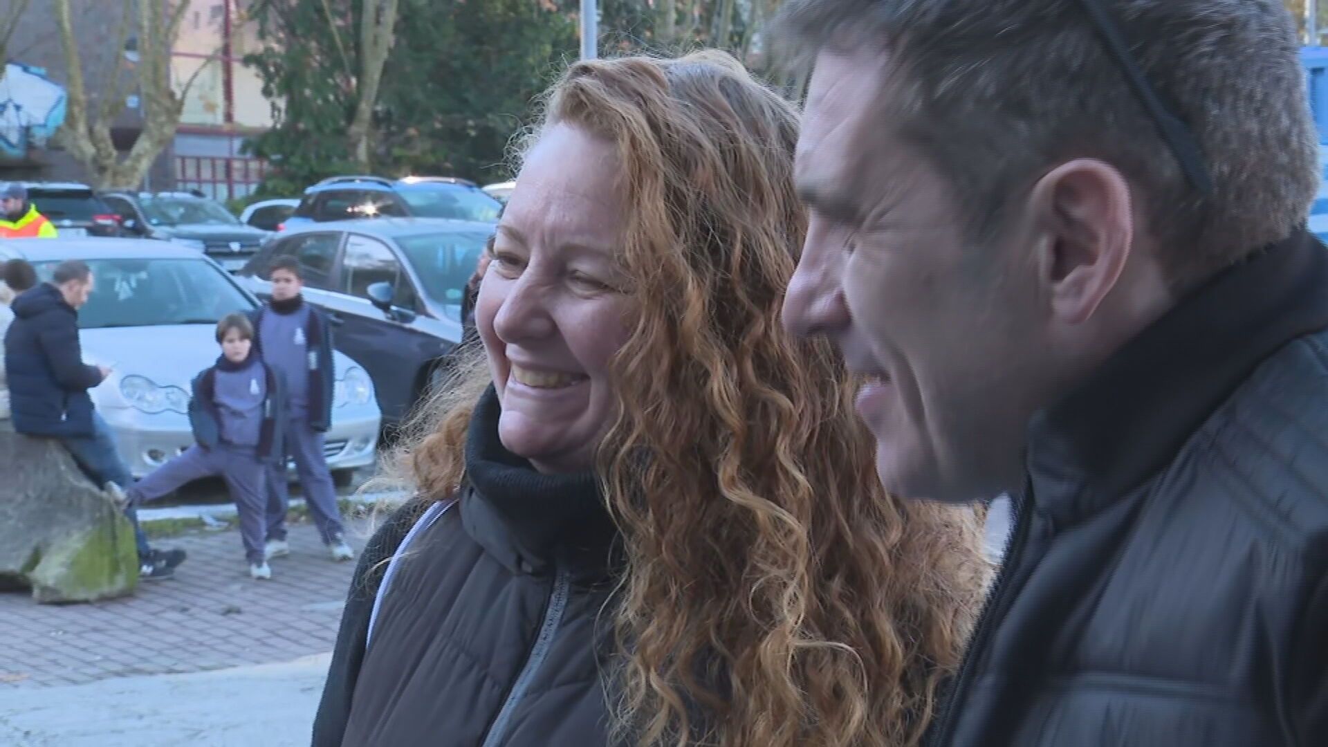 Roberto y Susana en la previa del Real Sociedad - Real Betis.