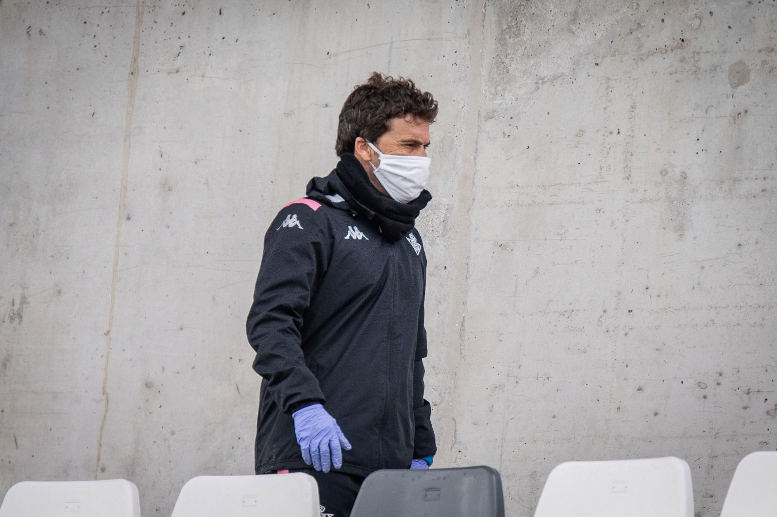  Rubi, en el entrenamiento.