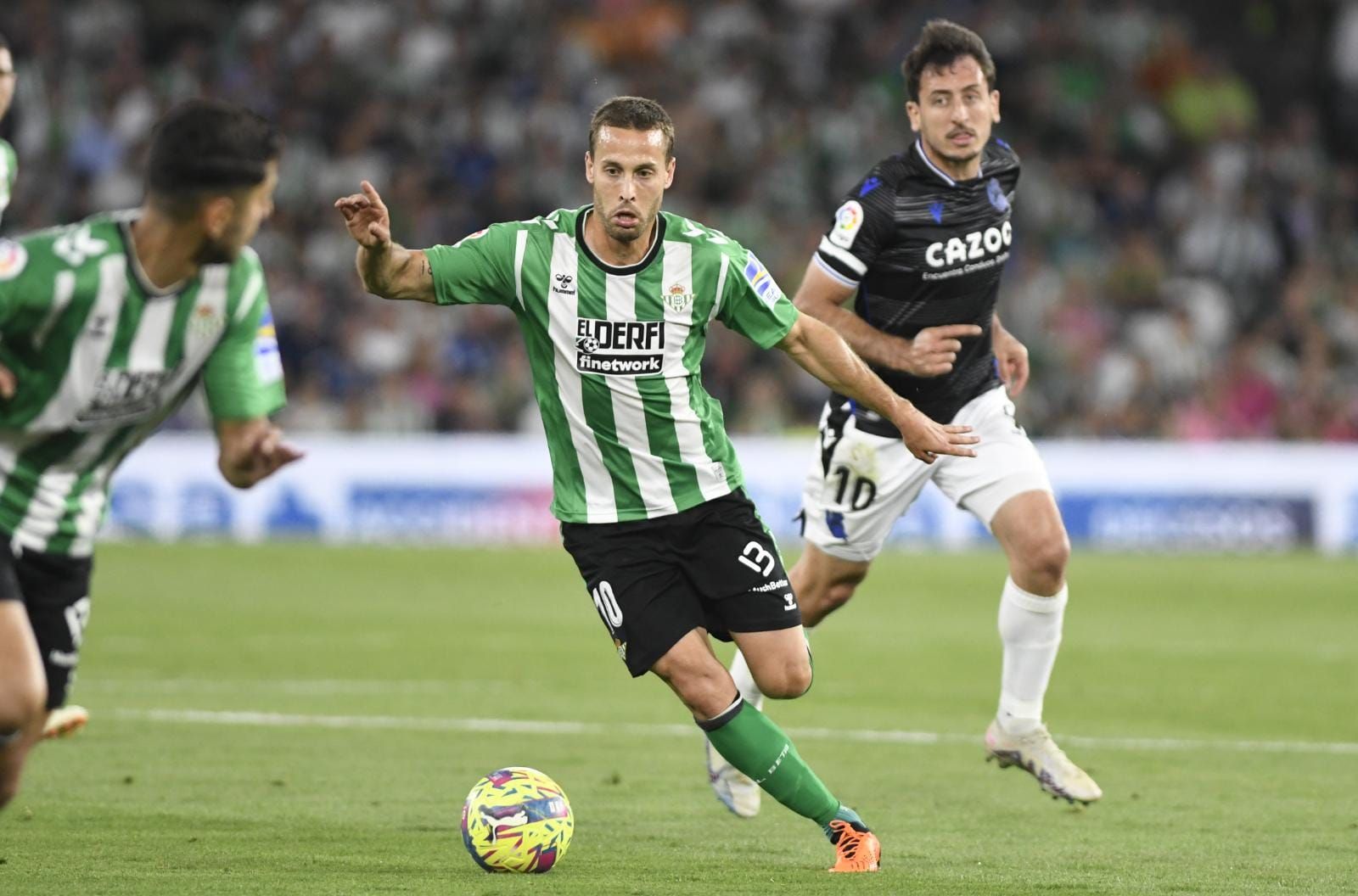  Sergio Canales con el Real Betis.