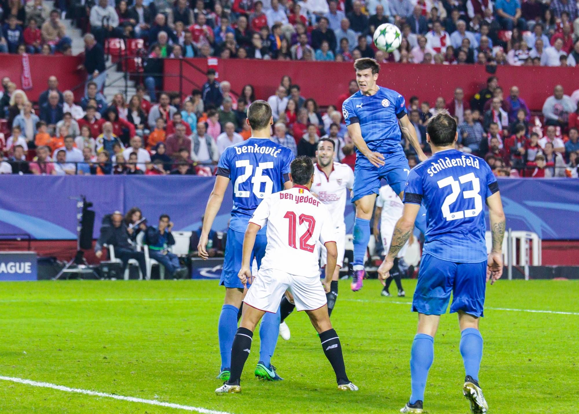  Imagen de la última visita del Dinamo de Zagreb a Nervión.