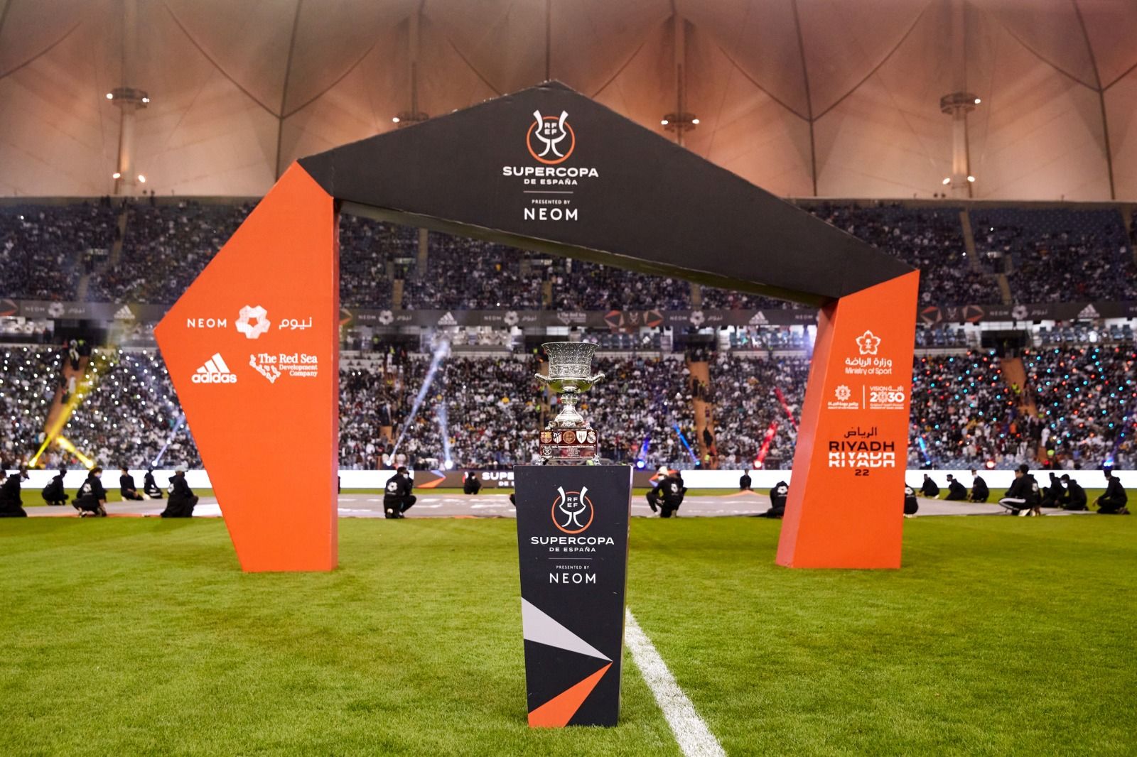  La Supercopa de España, en el Estadio del Rey Fahd la temporada pasada (Foto RFEF)