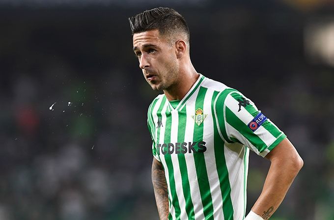  Sergio León, durante un partido del Betis.