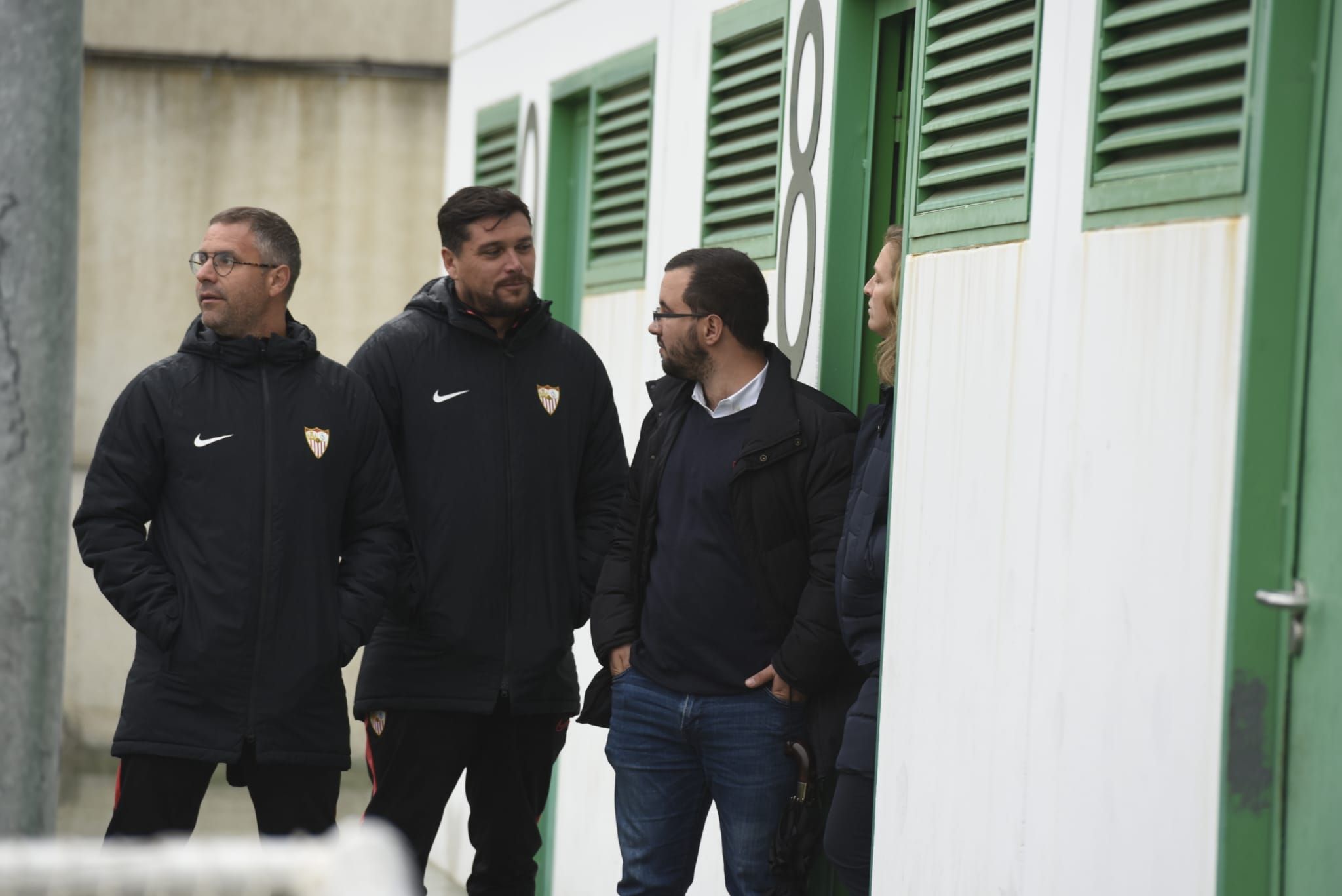 Cristian Toro, en la Ciudad Deportiva Luis del Sol pese a la huelga.
