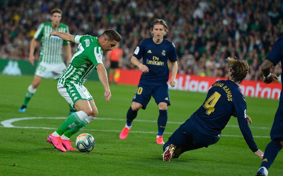  Joaquín, ante el Real Madrid.