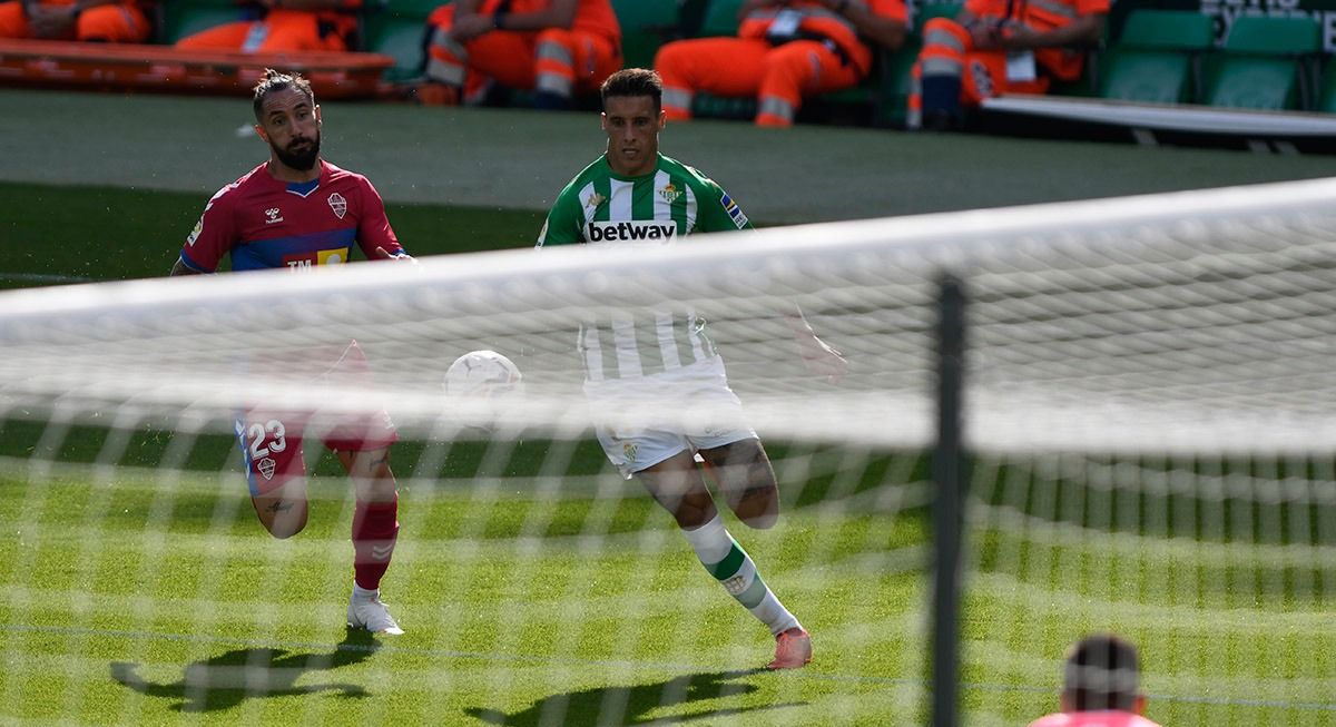  Cristian Tello, en el segundo gol del Betis.