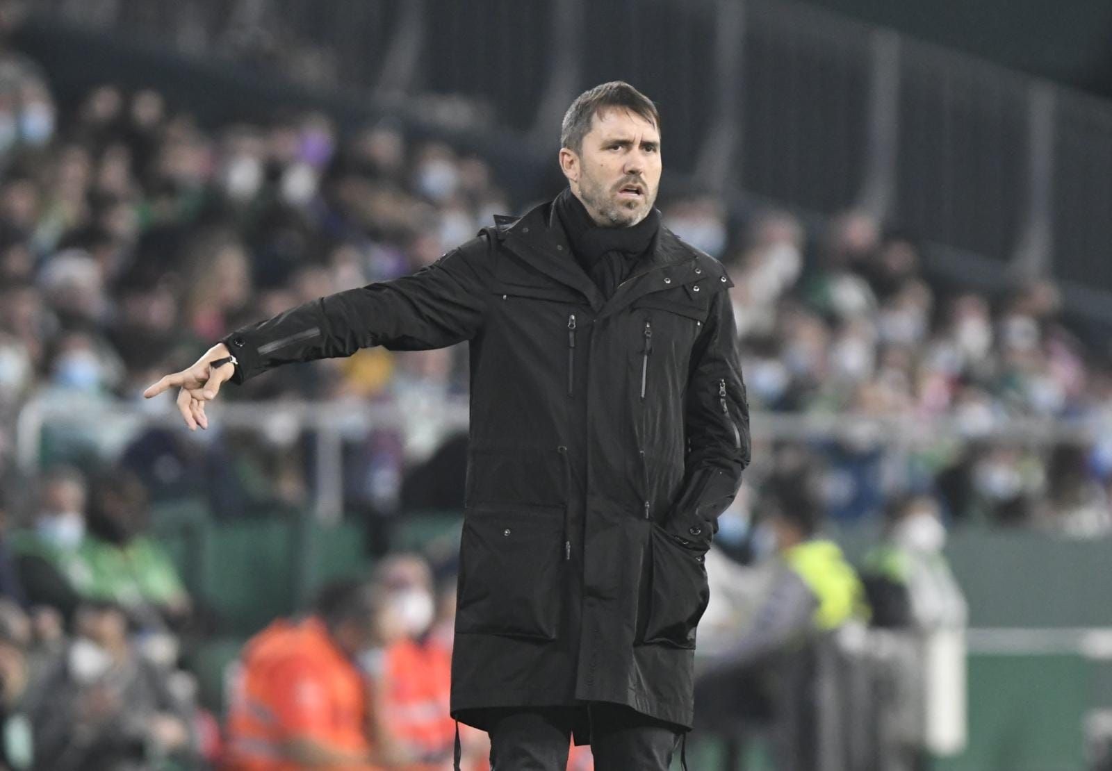  Eduardo Coudet, en una cita ante el Betis.