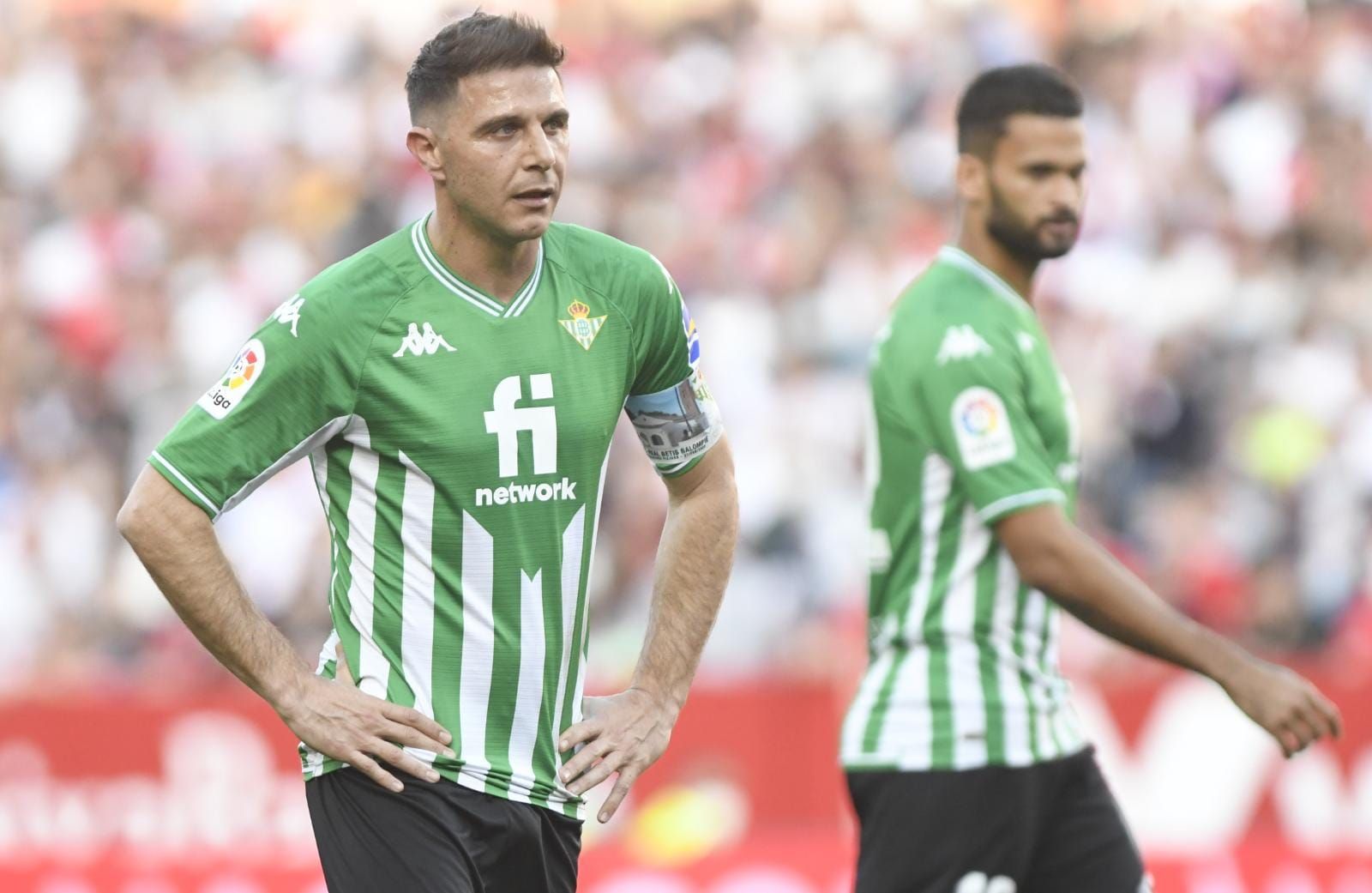  Imagen del derbi entre Sevilla y Real Betis