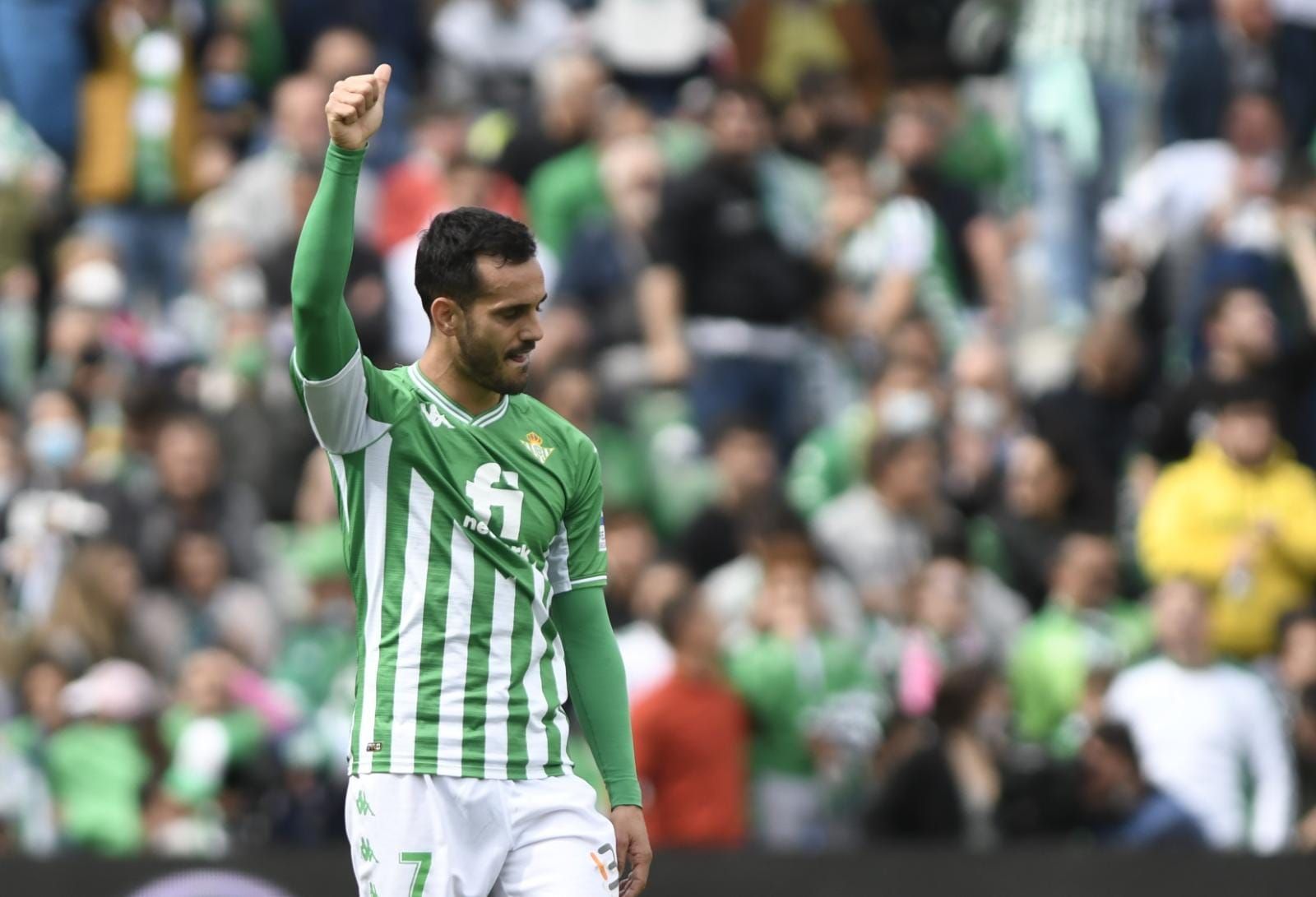 Juanmi Jiménez celebra el 2-0 del Betis ante Osasuna