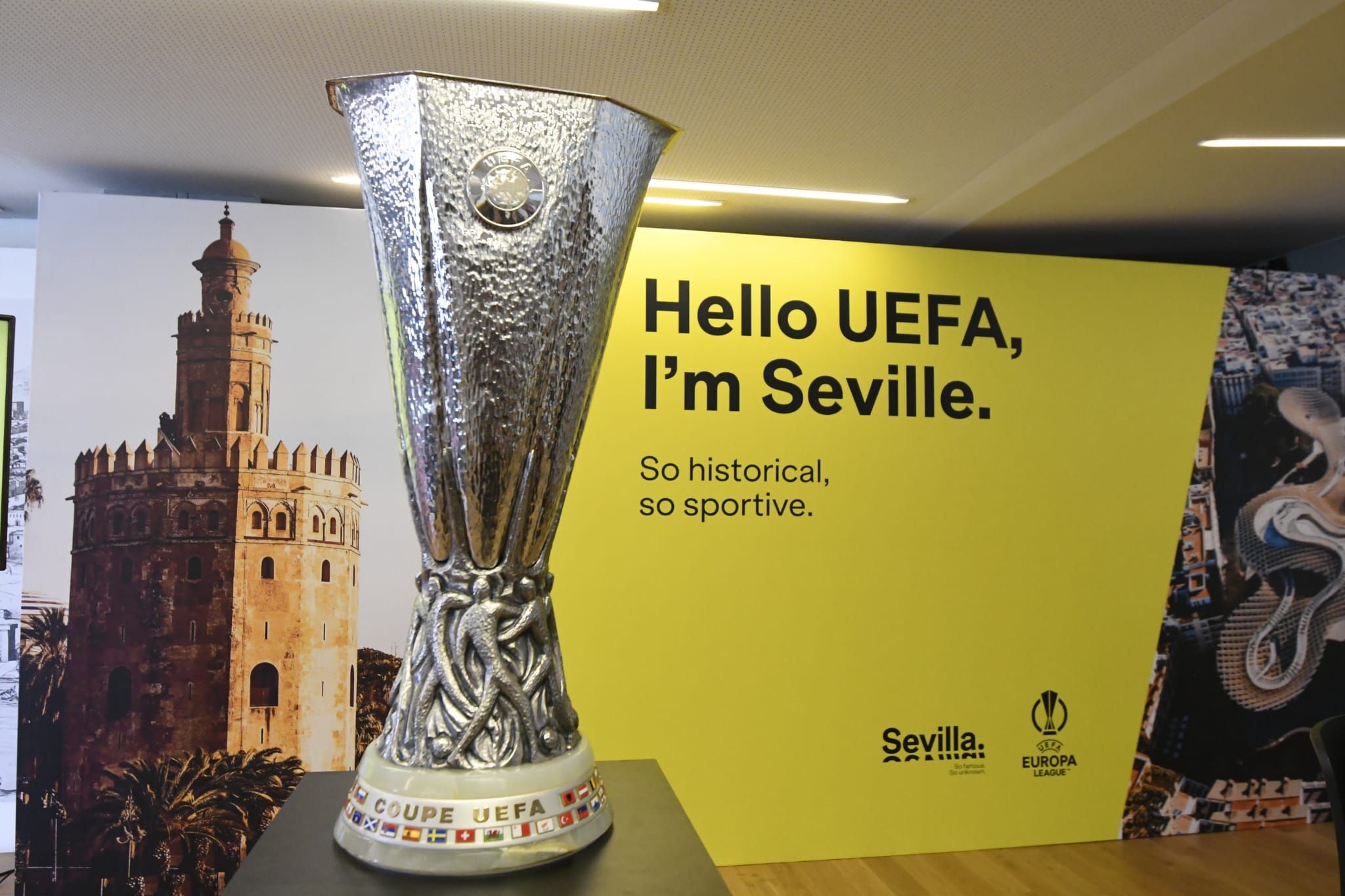  Presentación de la final de la Europa League en Sevilla