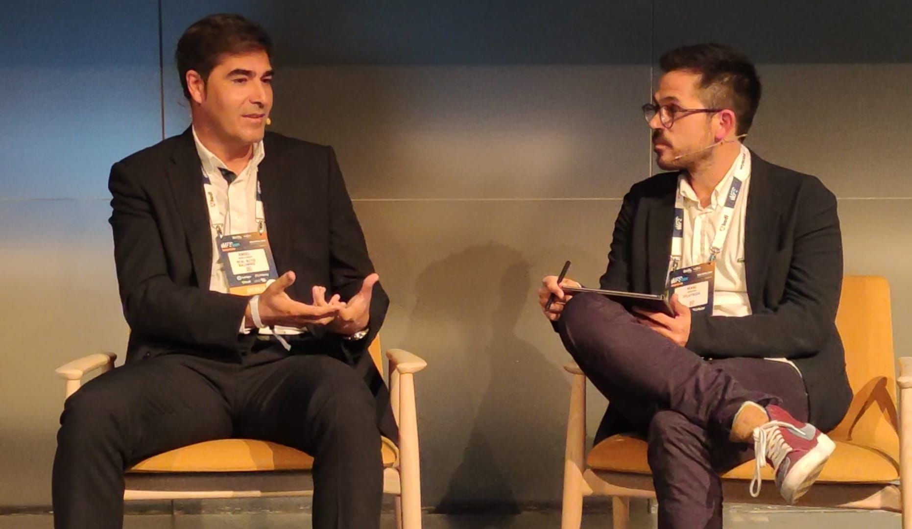  Ángel Haro, en el stage Real Betis del World Football Summit.