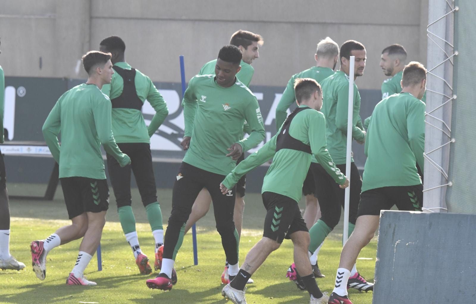  Abner Vinícius, en su primer día de entrenamiento.