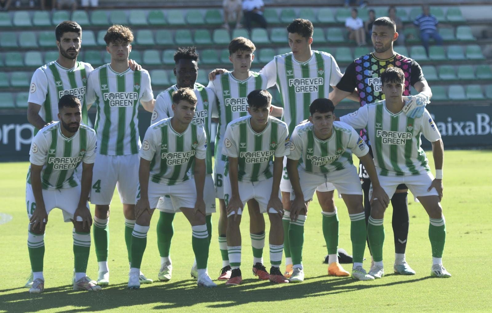  Once del Betis Deportivo ante el Sevilla Atlético.