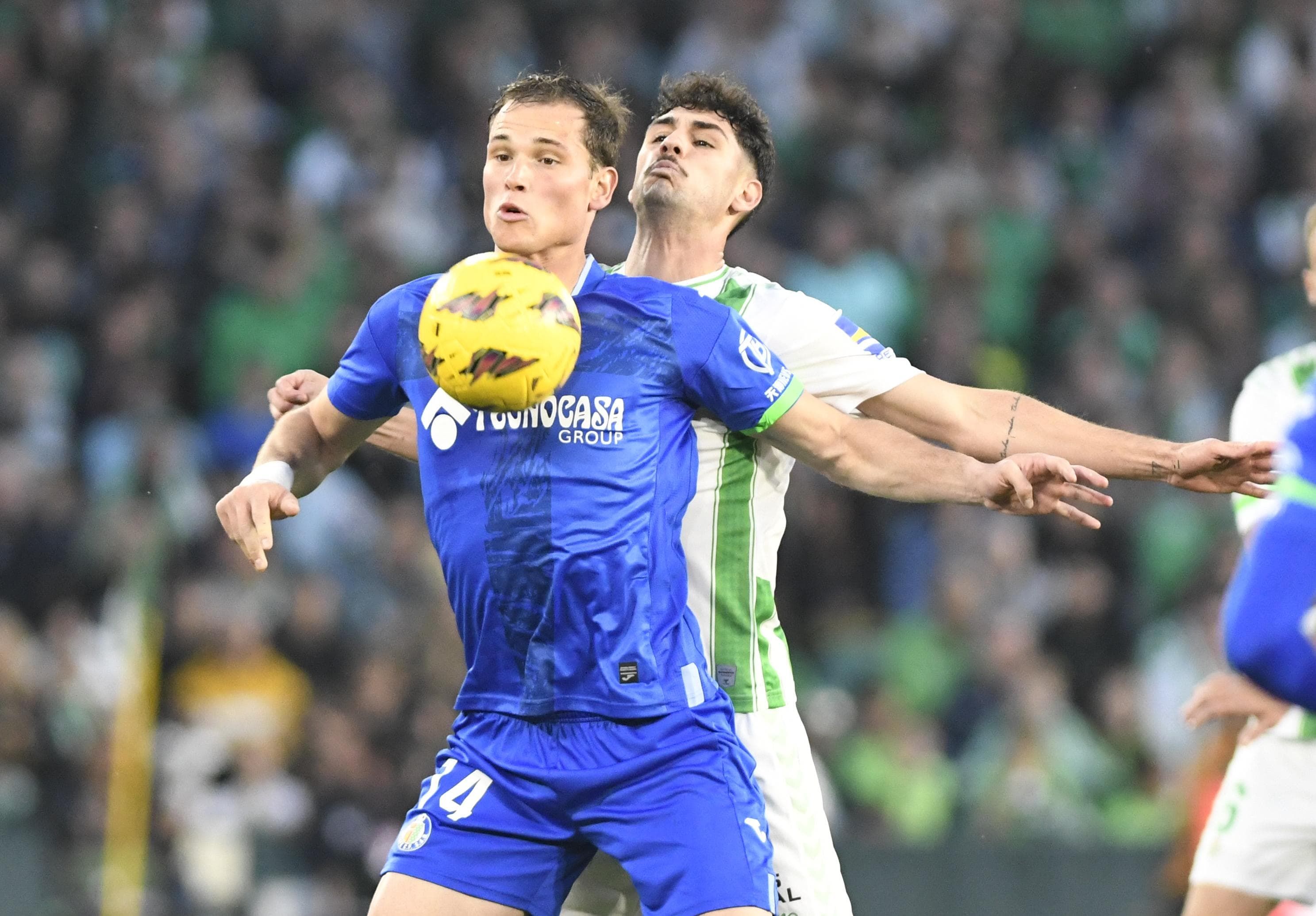  Cardoso, ante el Getafe.