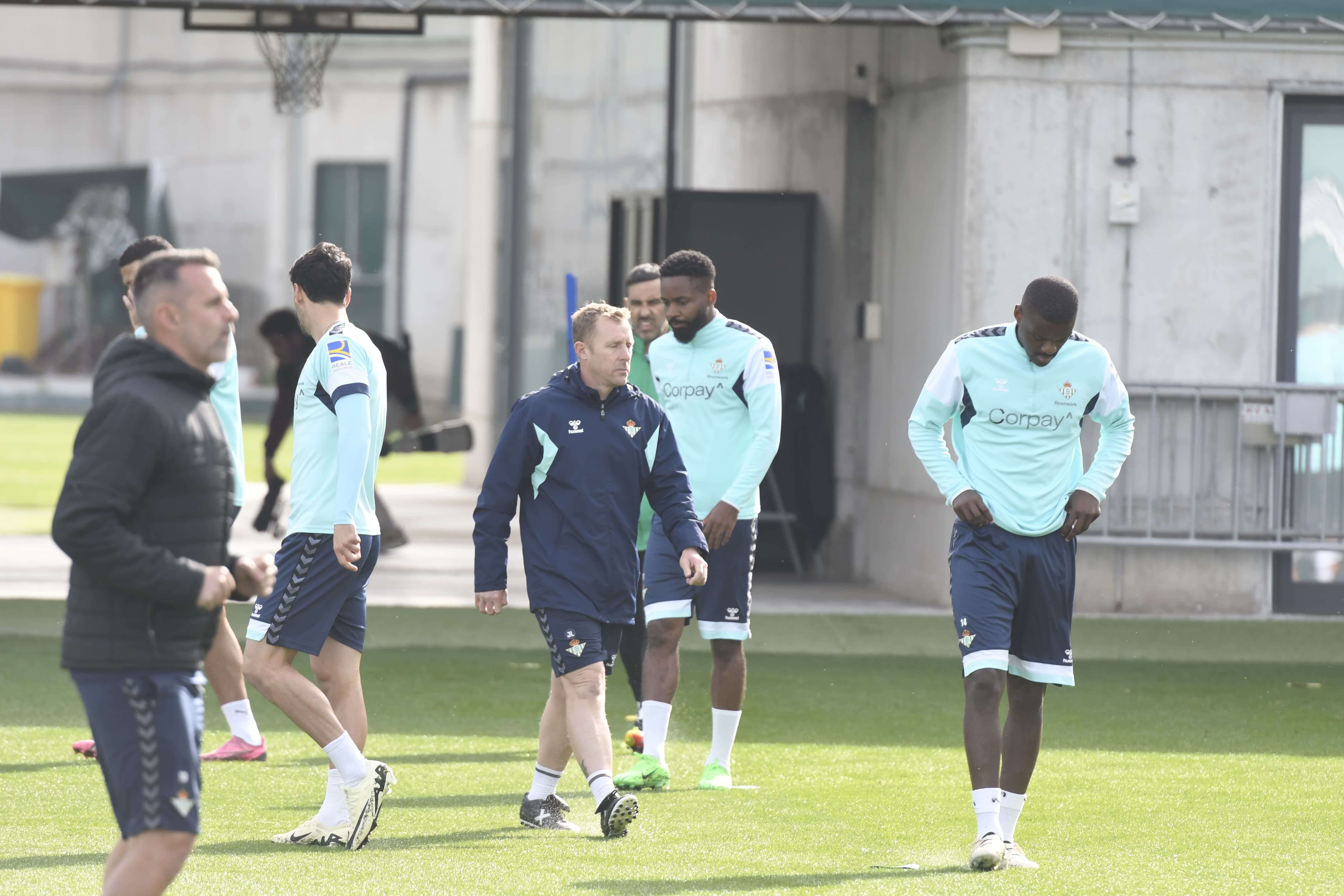 Bakambu, en el entrenamiento