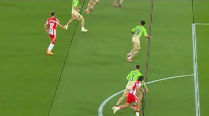  Luka Romero sí estaba en fuera de juego.