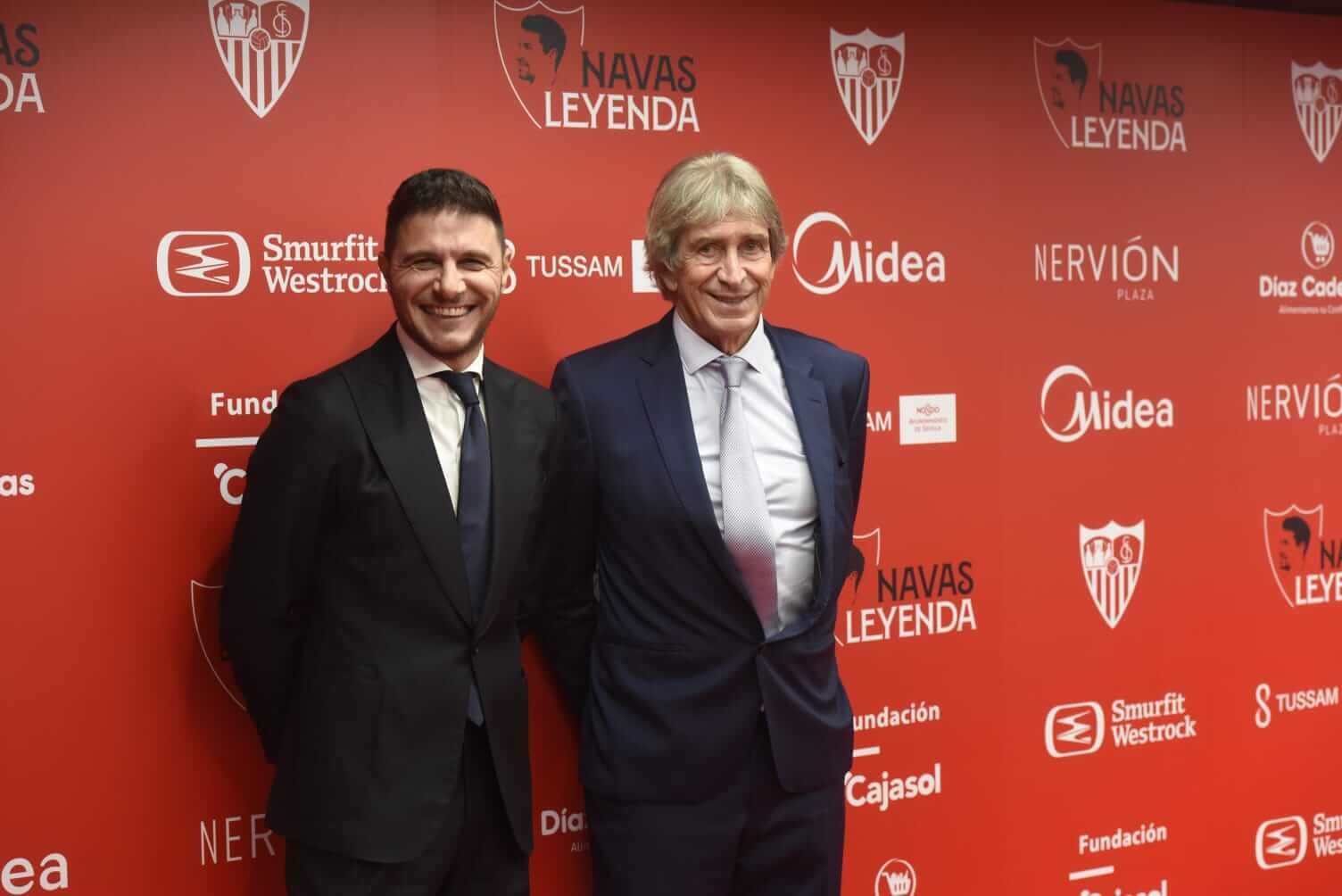  Joaquín Sánchez y Pellegrini en la despedida de Jesús Navas