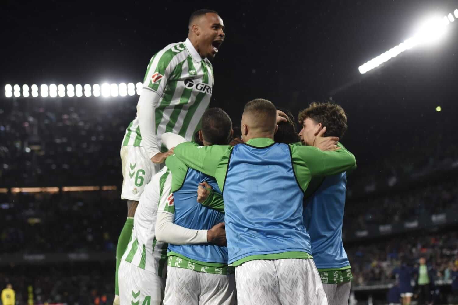  Diego Llorente celebra su gol ante Las Palmas