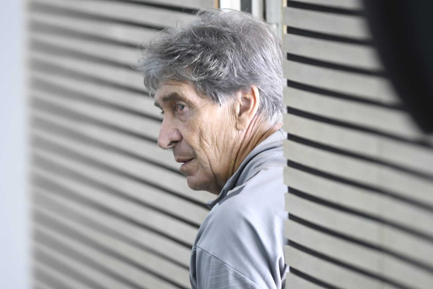  Manuel Pellegrini, en sala de prensa
