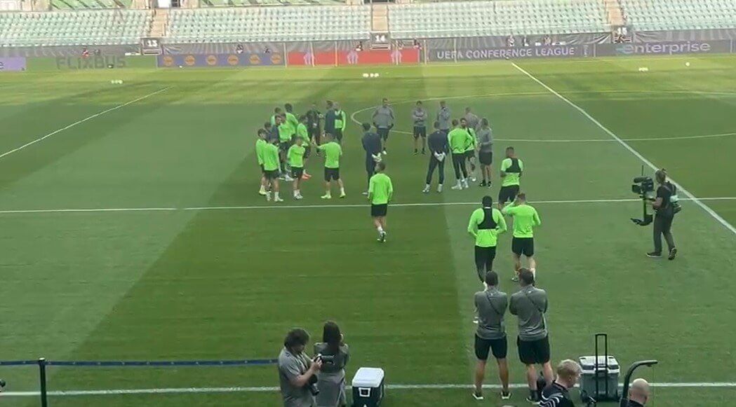 Lo Celso vuelve a entrenarse con el Betis y estará disponible para la final.