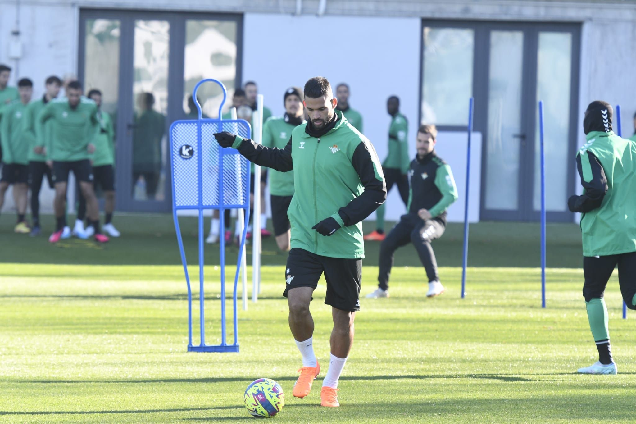  Willian José, en el entrenamiento