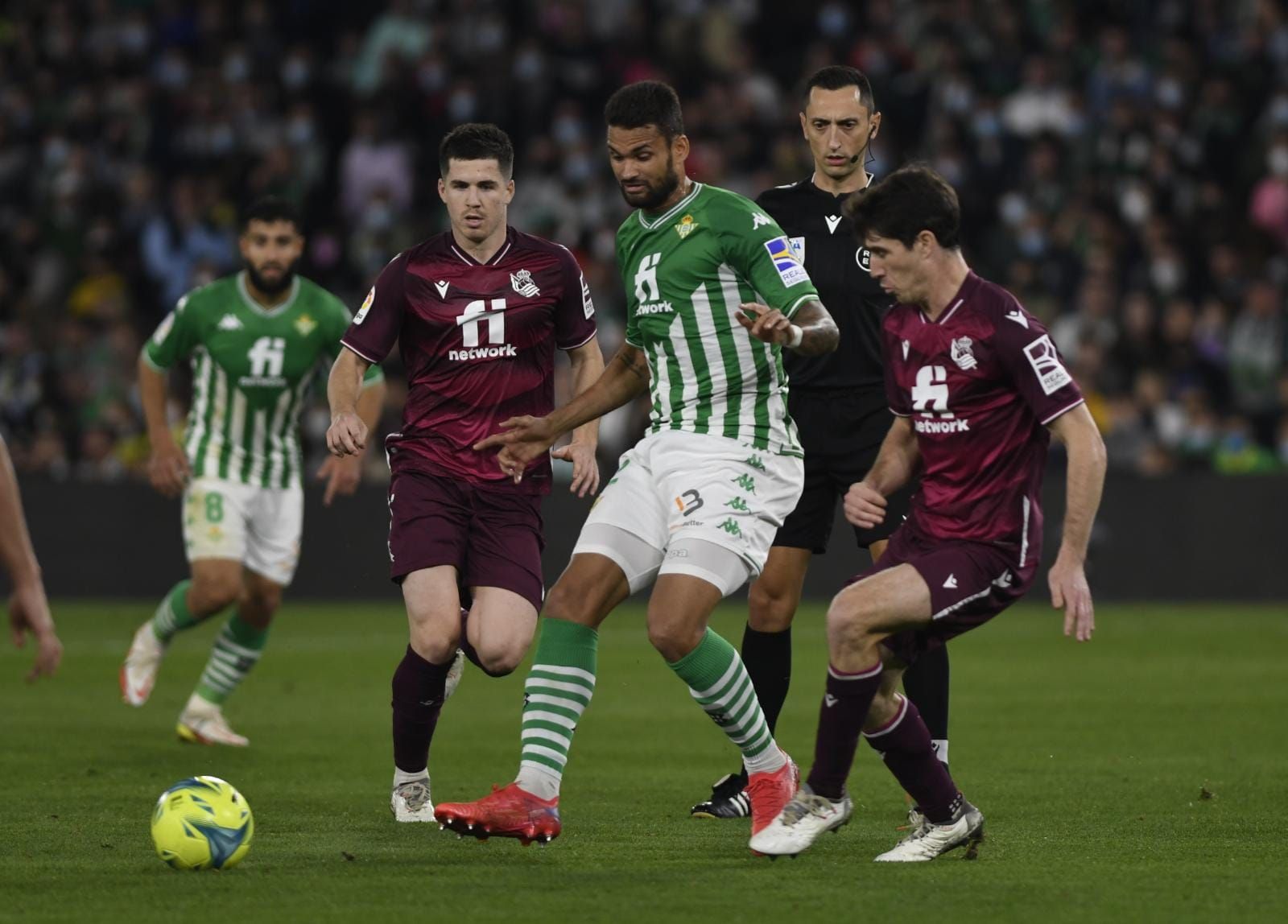 Willian José, uno de los destacados del Betis ante la Real.