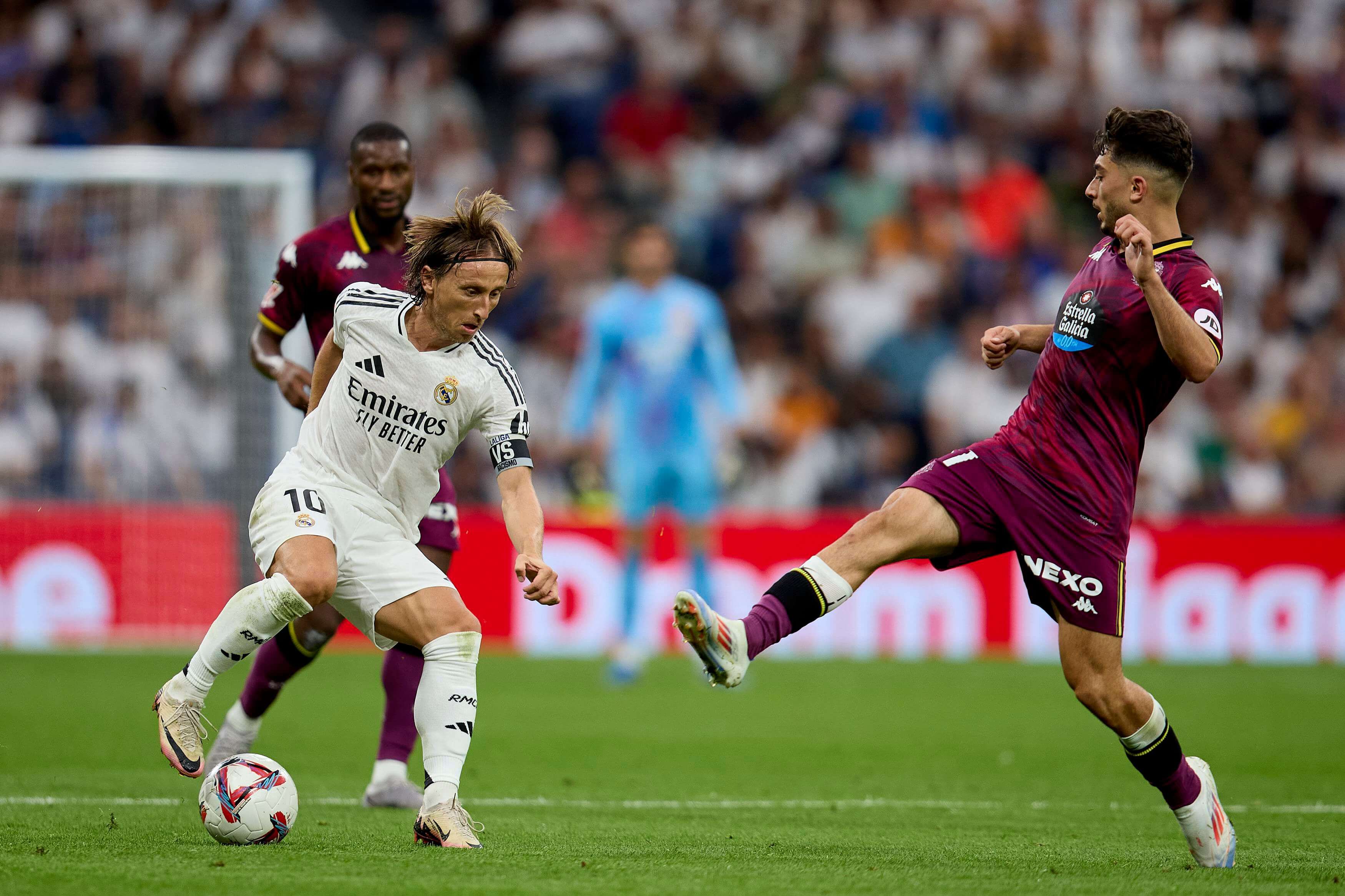  Luka Modric, en el Bernabéu ante el Real Valladolid