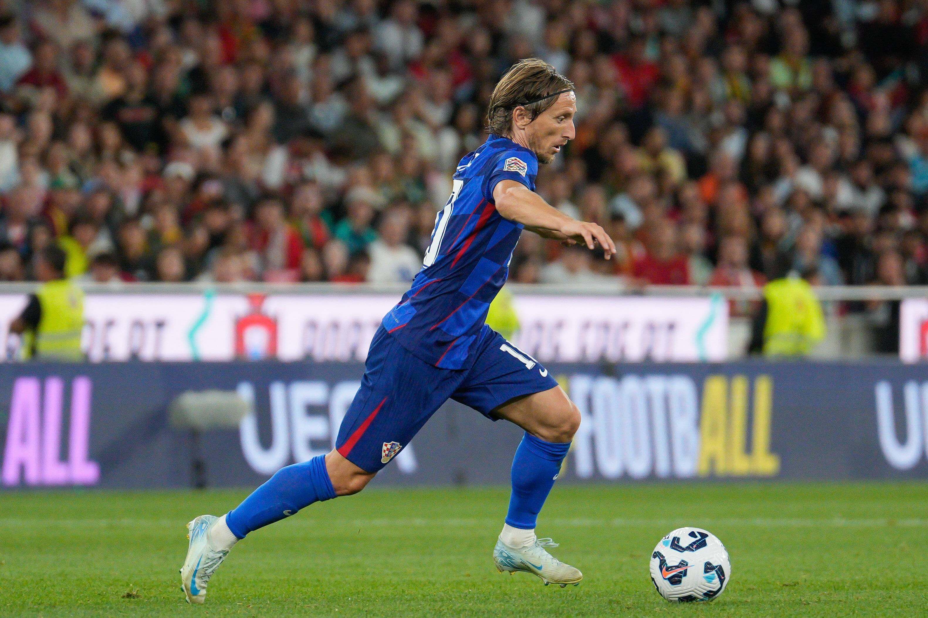 Luka Modric en el partido ante Polonia (Cordon Press)