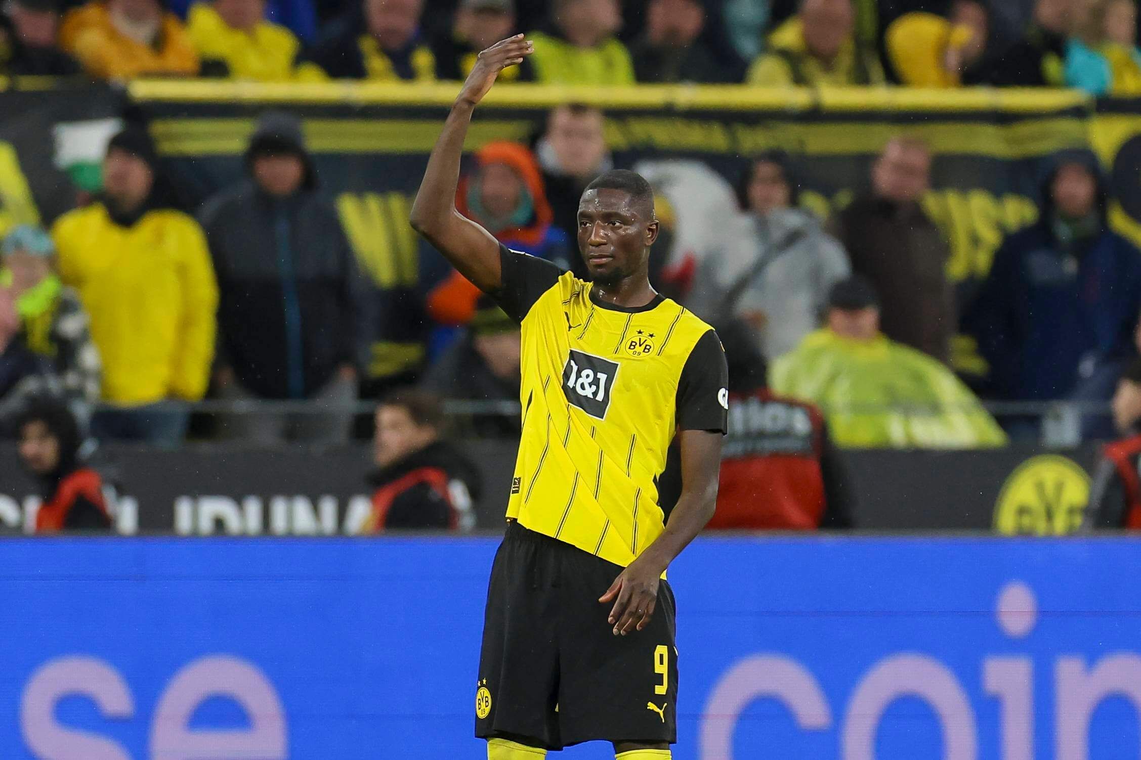  Serhou Guirassy, en un partido con el Borussia Dortmund