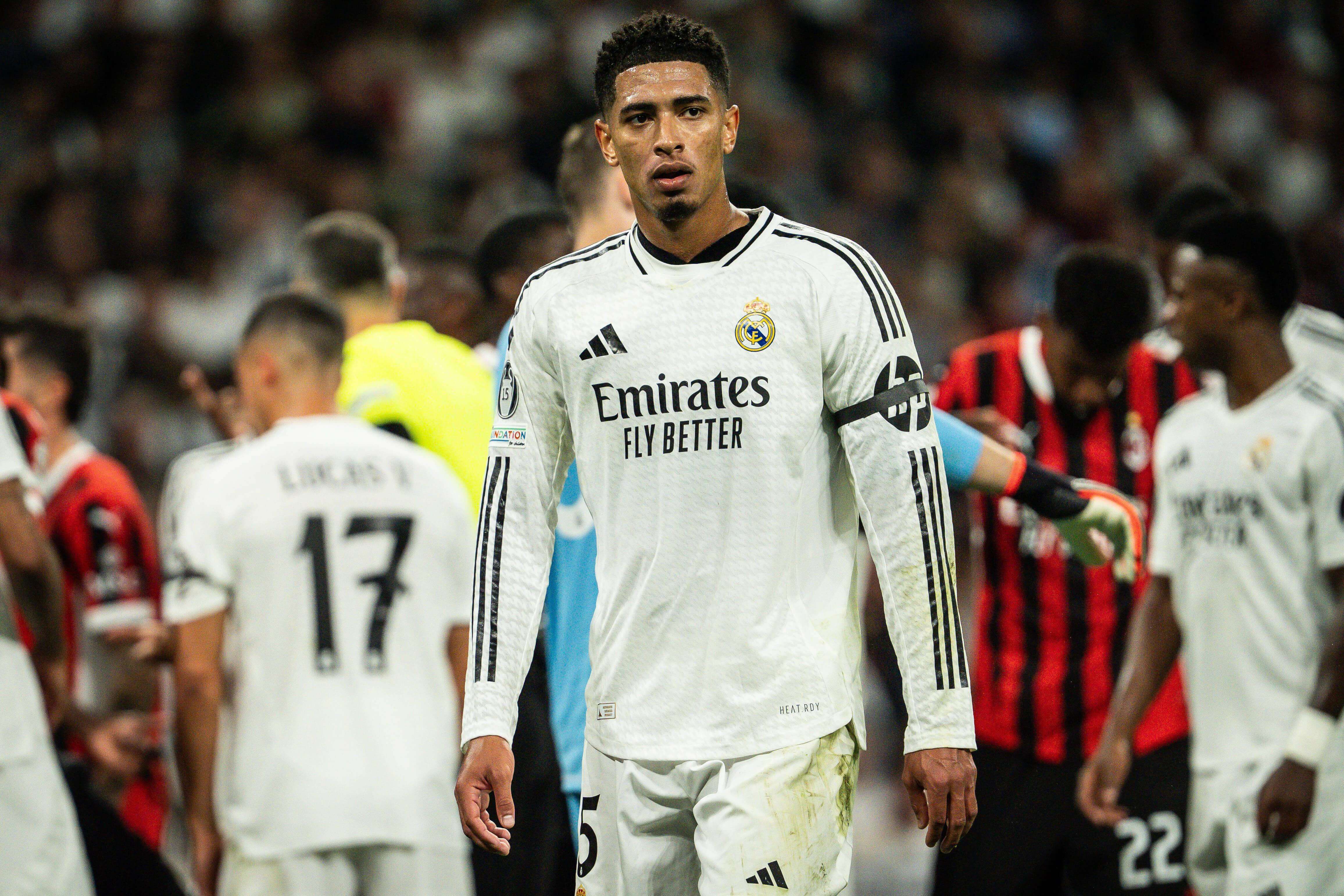  Bellingham en la derrota con el Milan (Cordon Press)