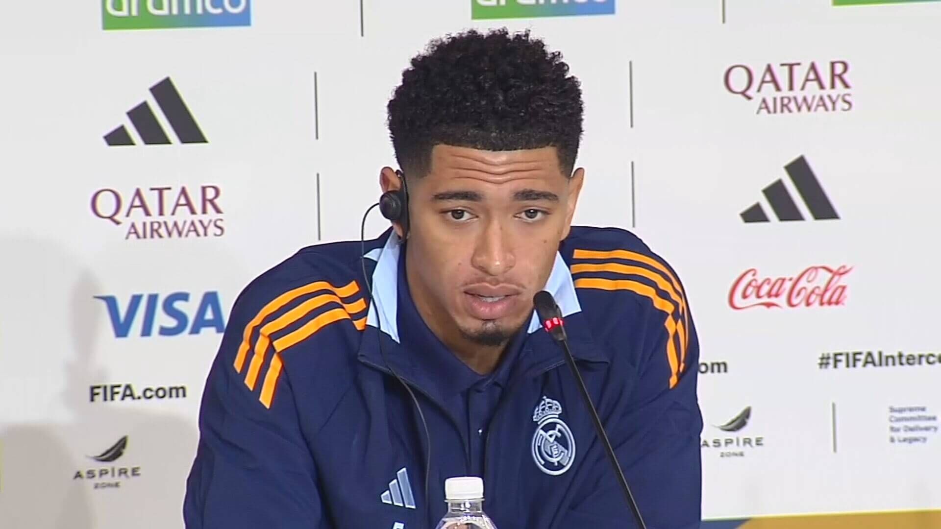 Jude Bellingham en rueda de prensa