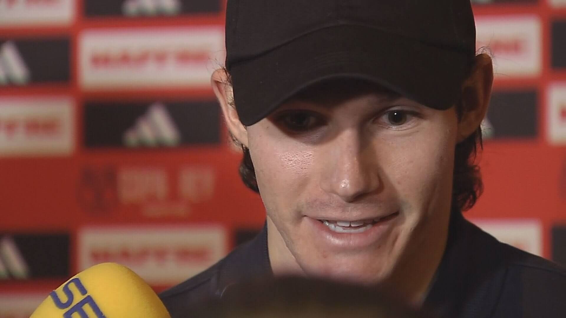  Fran García en zona mixta