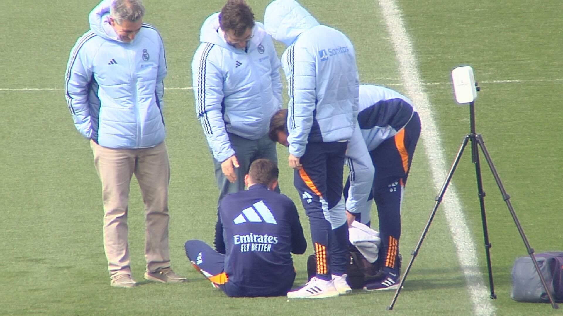  Fede Valverde en el entrenamiento del Real Madrid