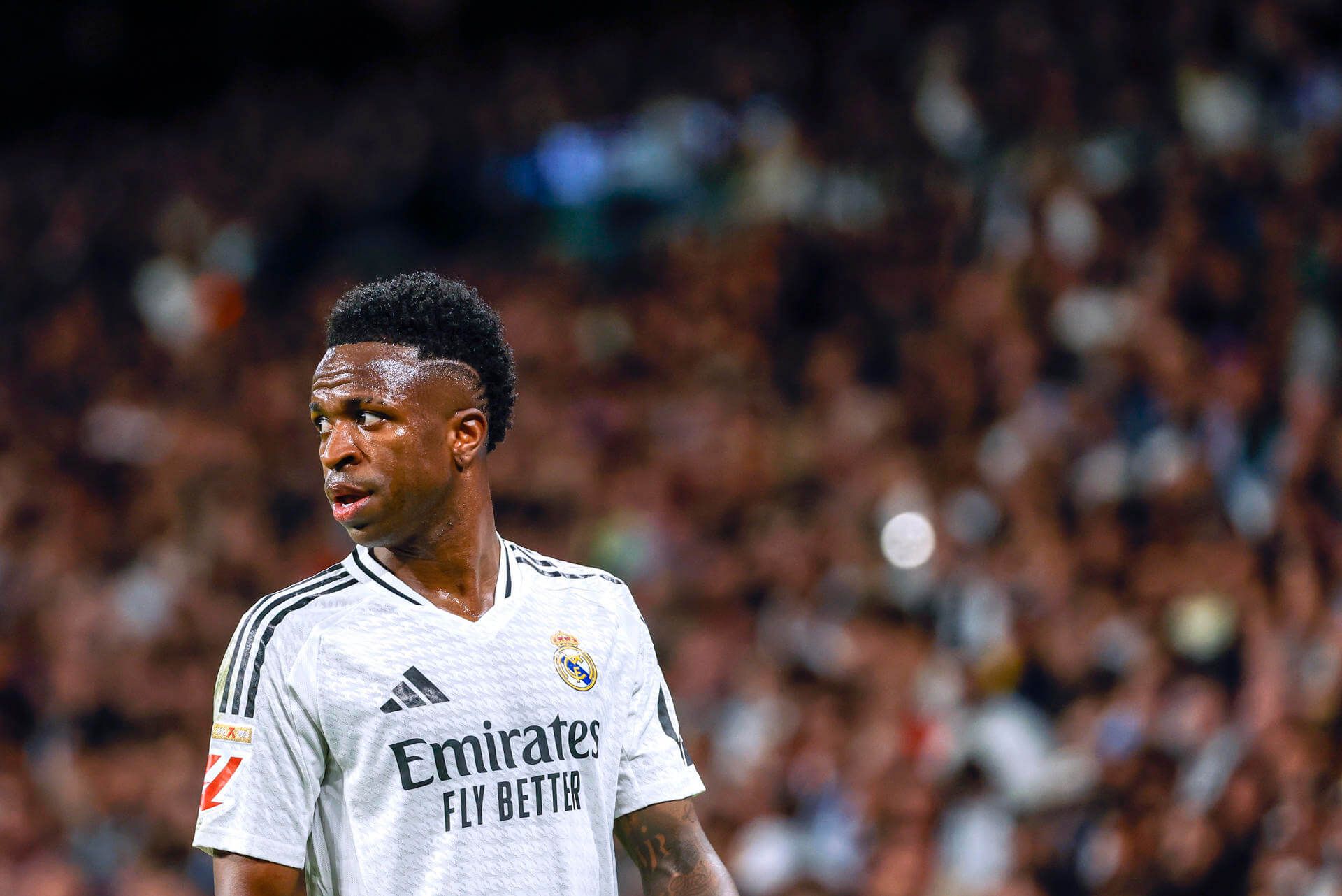  Vinicius ante el Athletic (EFE)