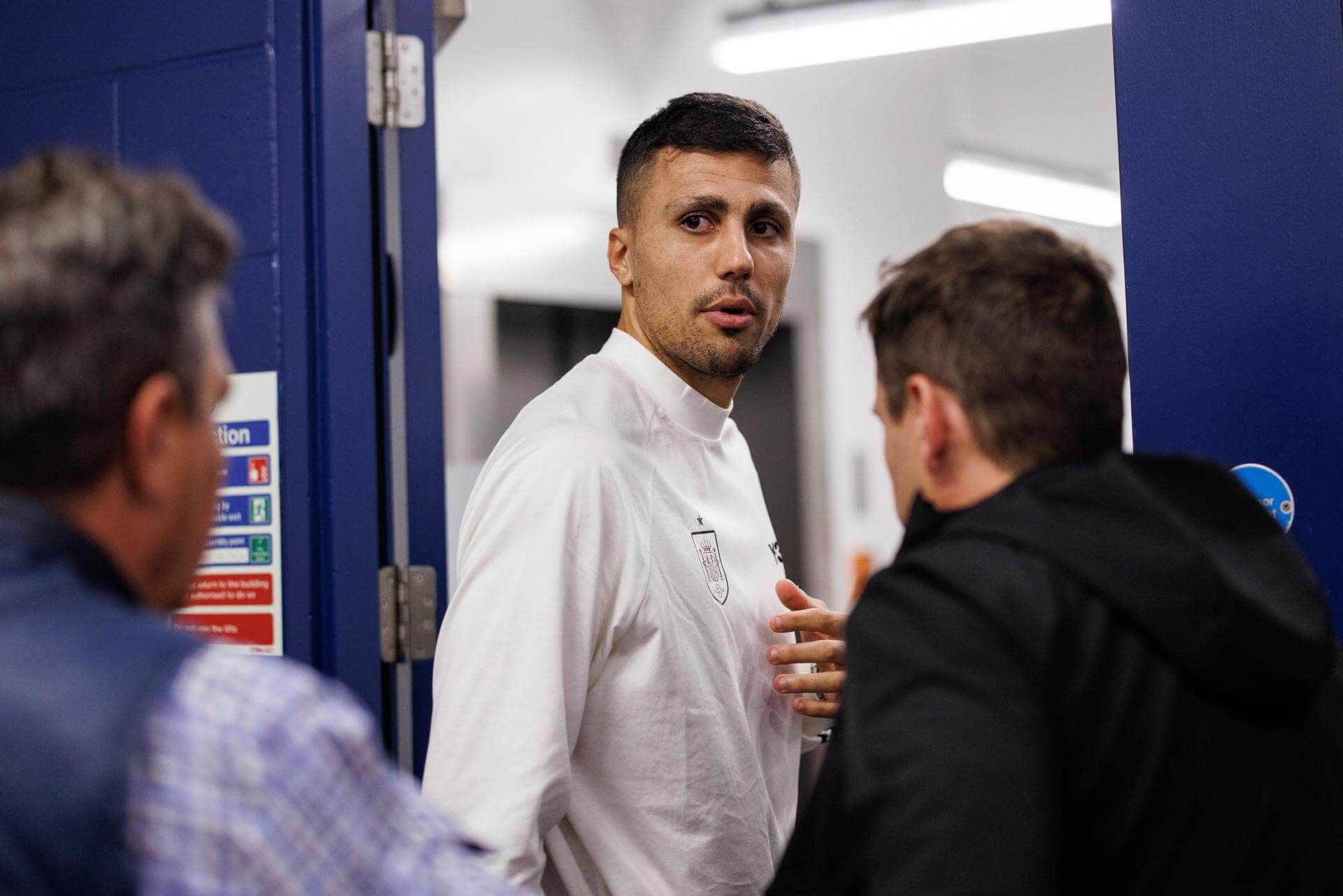  Rodri, en la concentración de la selección (FOTO: EFE).