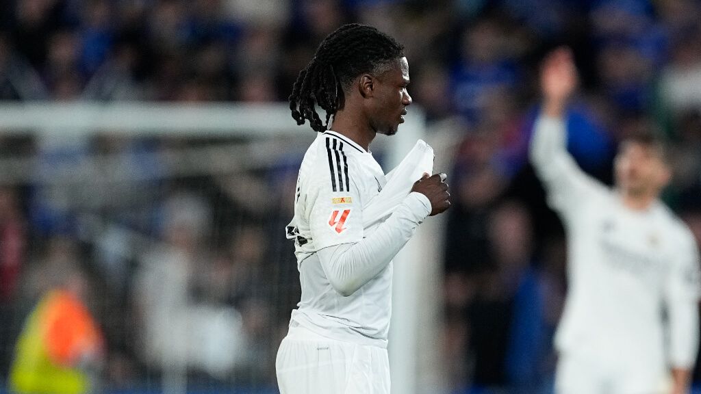  Eduardo Camavinga abandonando el Coliseum (Fuente: Europa Press)