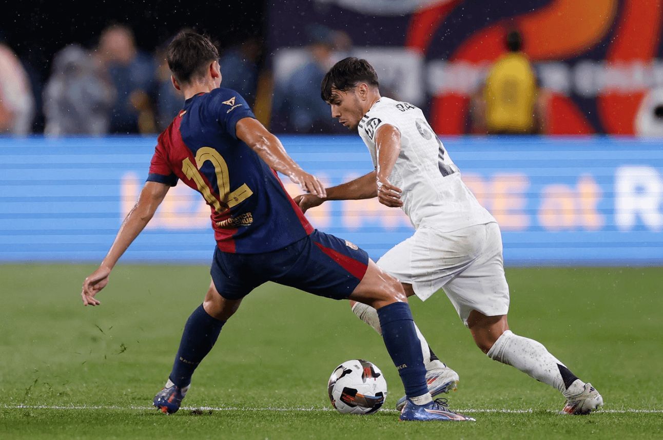 Brahim Díaz, en el Clásico de pretemporada.