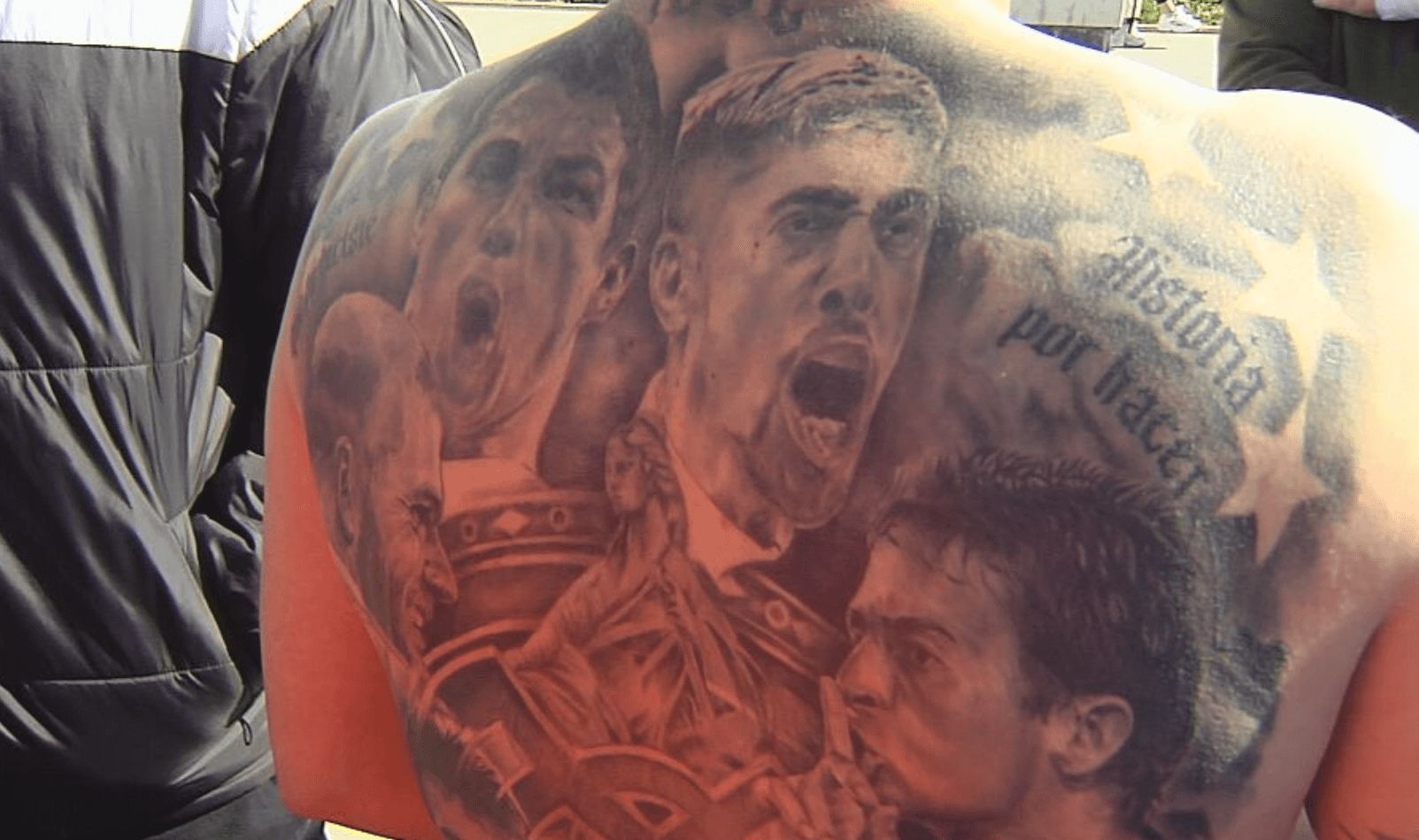  El tatuaje de Valdomero, aficionado del Real Madrid