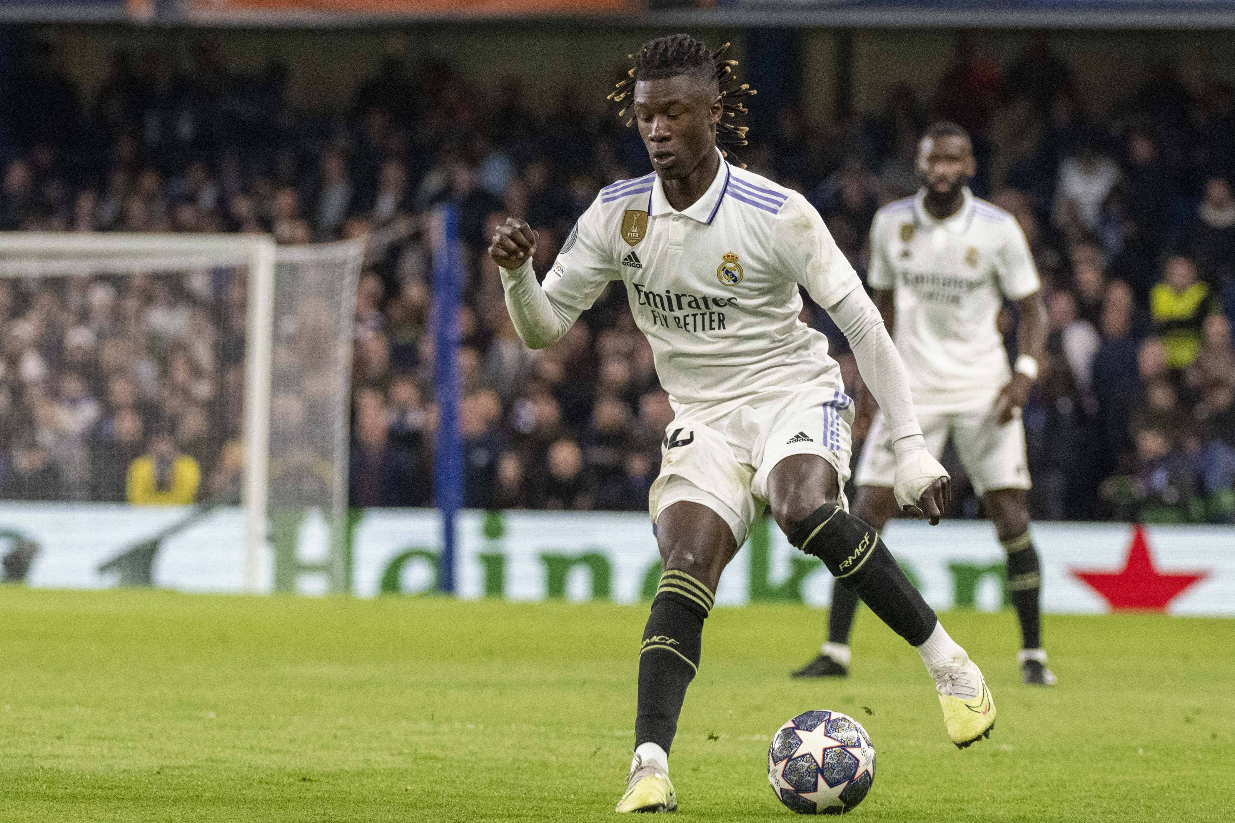  Eduardo Camavinga, en el Chelsea-Real Madrid.