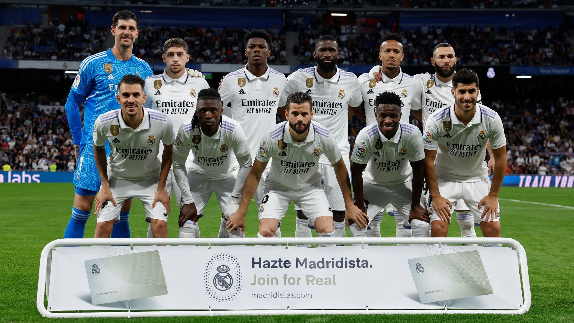 El once del Real Madrid ante el Celta.