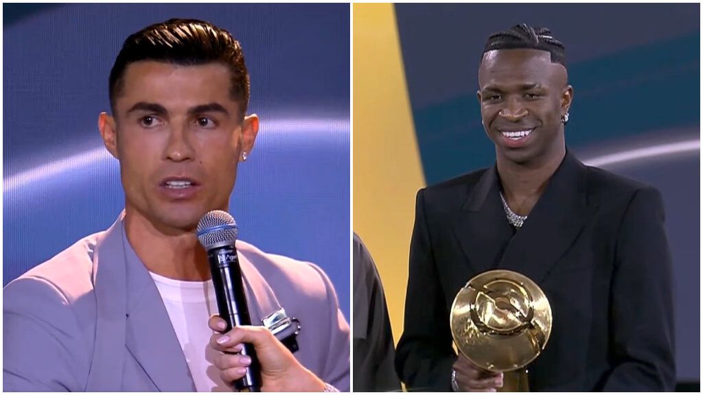 Cristiano Ronaldo elogia a Vinicius Jr. (Fuente: X)