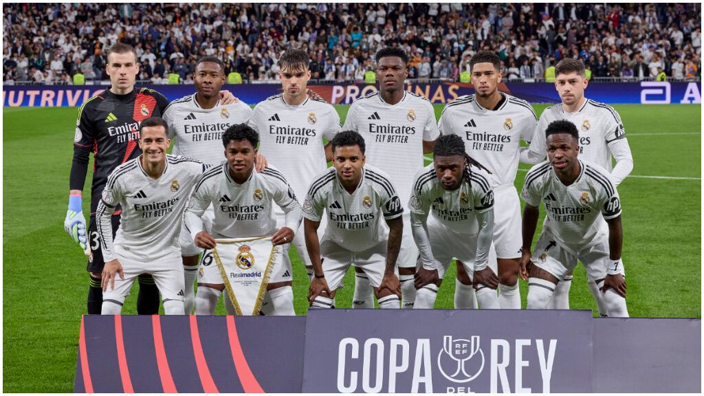 El once del Real Madrid ante la Real Sociedad en Copa del Rey (foto: Cordon Press).
