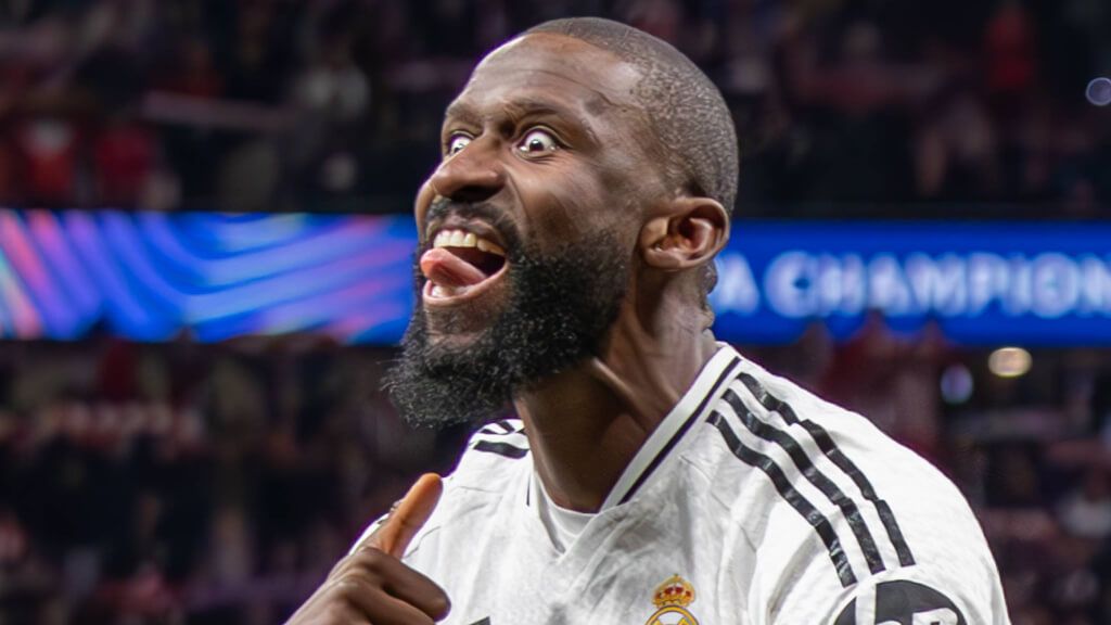 Antonio Rüdiger celebrando un gol con el Real Madrid (Cordon Press)