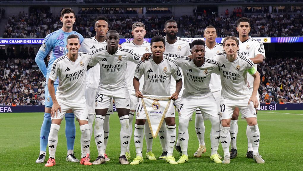  Once del Real Madrid frente al Borussia Dortmund (foto: Cordon Press)