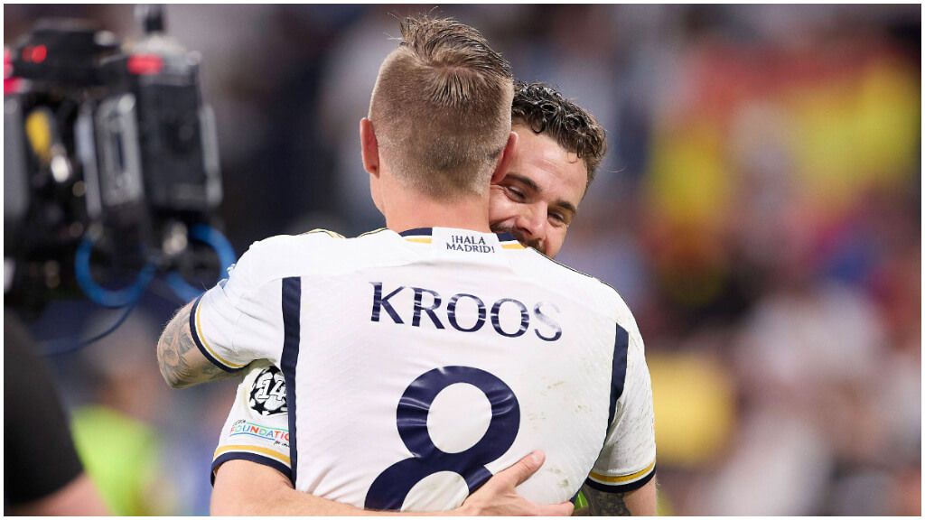  Nacho Fernández y Toni Kroos, ambos ex jugadores del Real Madrid. (Fuente: Cordon Press)