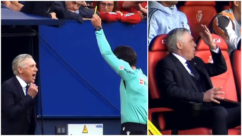 Carlo Ancelotti se enfrenta a Munuera Montero.