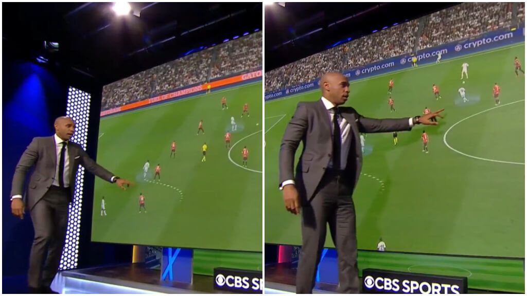 Thierry Henry compara las posiciones de Jude Bellingham y Kylian Mbappé en el Real Madrid-Milan.