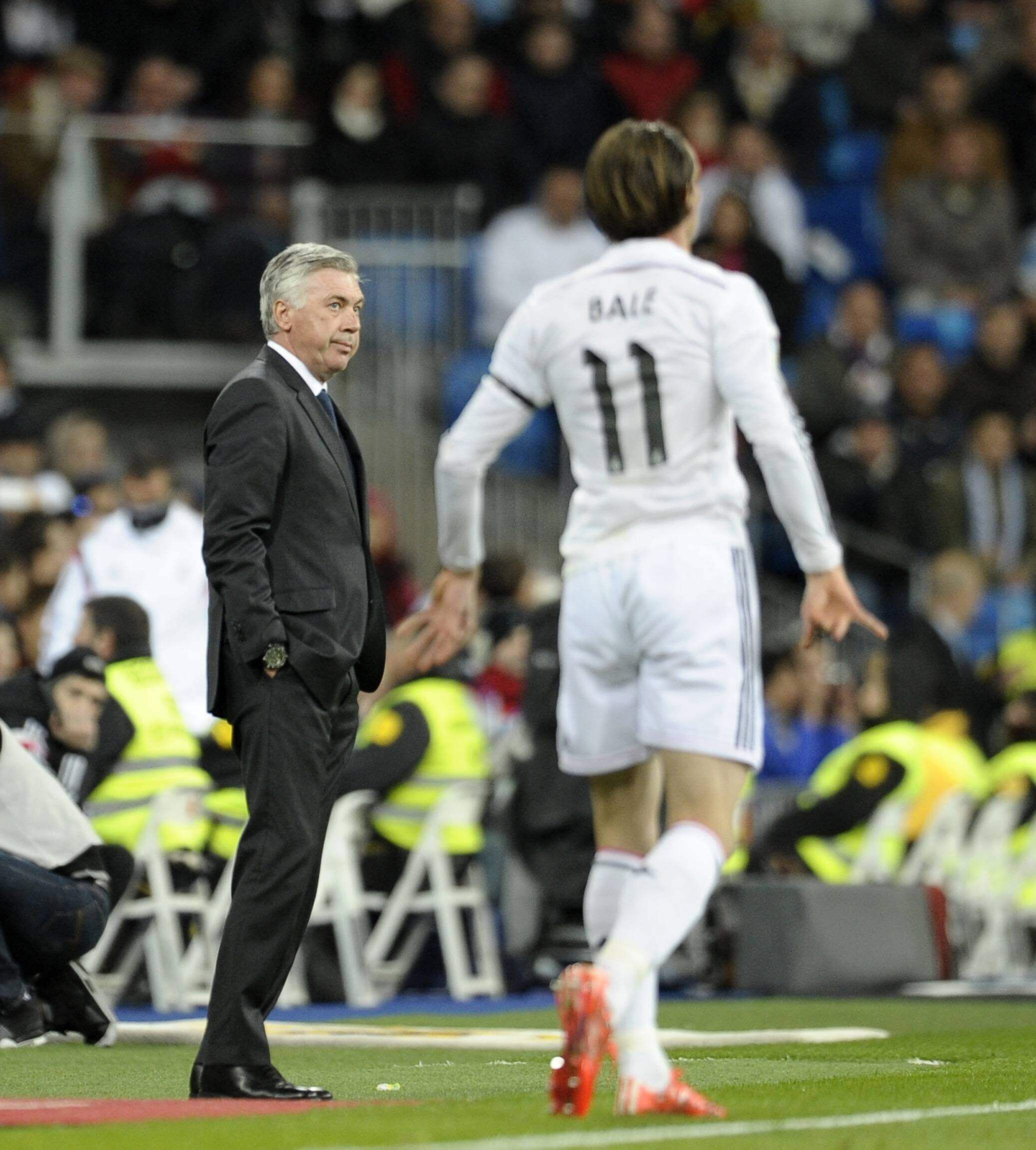  Carlo Ancelotti y Gareth Bale en el año 2015 (Cordon Press)