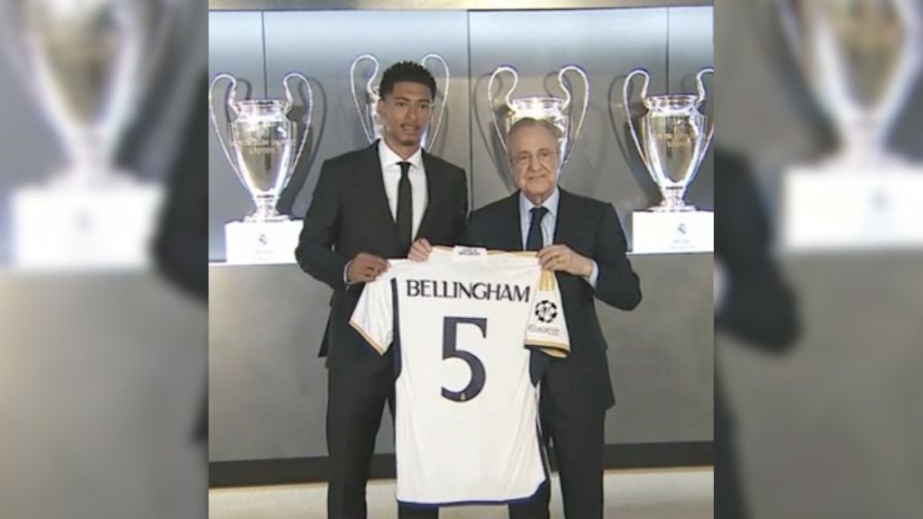  Jude Bellingham vestirá el número '5' de Zidane.